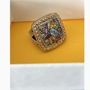 Effy multi gemstone ring new in box with tags
